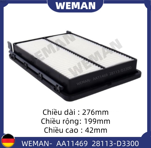 WEMAN Lọc gió AA11469 HYU*DAI/KI-A Tucson Sportage