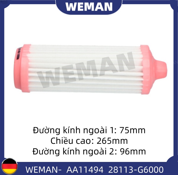 WEMAN Lọc gió AA11494 HYU*DAI/KI-A Picanto/Morning