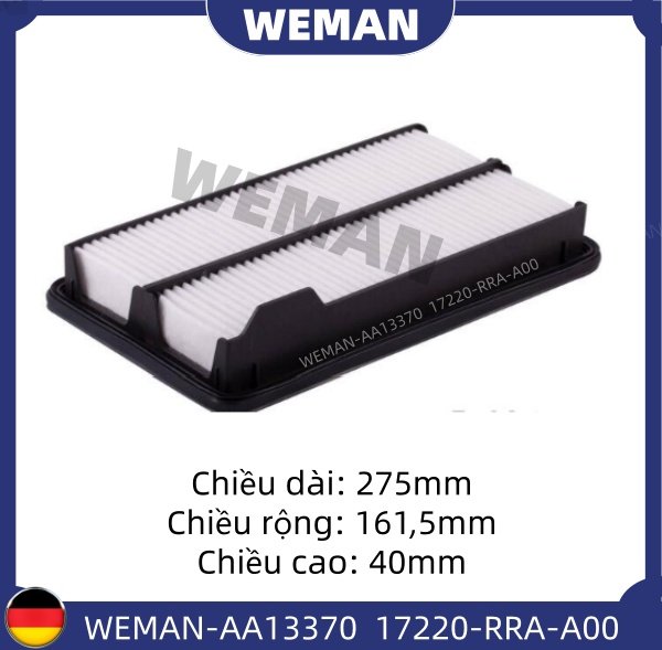 WEMAN Lọc gió AA13370 Ho*da CiViC