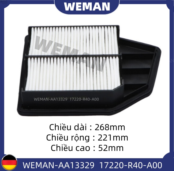 WEMAN Lọc gió AA13329 Ho*da ACCORD