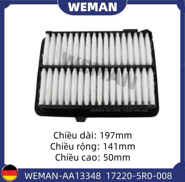 WEMAN Lọc gió AA13348 Ho*da CITY JAZZ