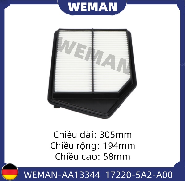 WEMAN Lọc gió AA13344 Ho*da ACCORD