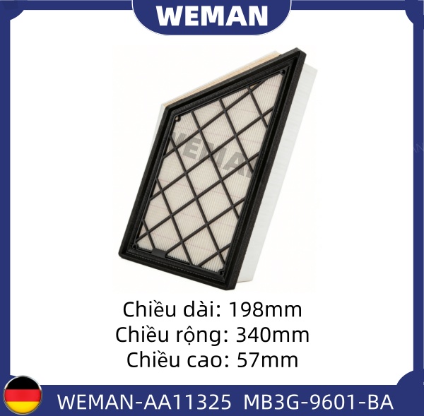 WEMAN Lọc gió AA11325 For-d Everest Ranger