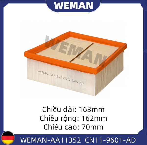WEMAN Lọc gió AA11352 For-d FOCUS ECOSPORT FIESTA