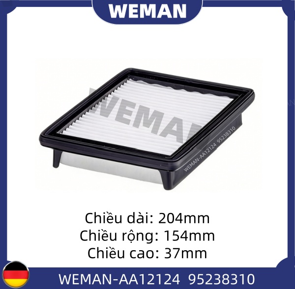 WEMAN Lọc gió AA12124 V-F Fadil Spark/MATIZ