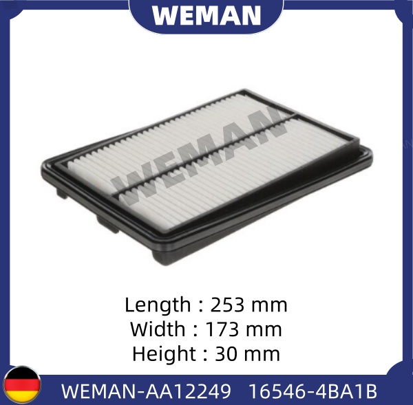 WEMAN Lọc gió AA12249 Nis*an X-TRAIL