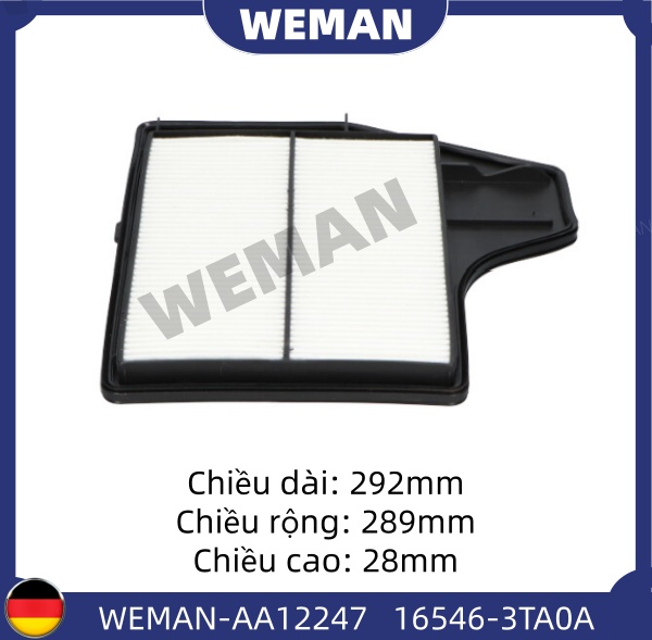 WEMAN Lọc gió AA12247 Nis*an TEANA