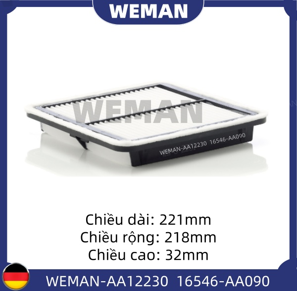 WEMAN Lọc gió AA12230 Sub*ru Forester