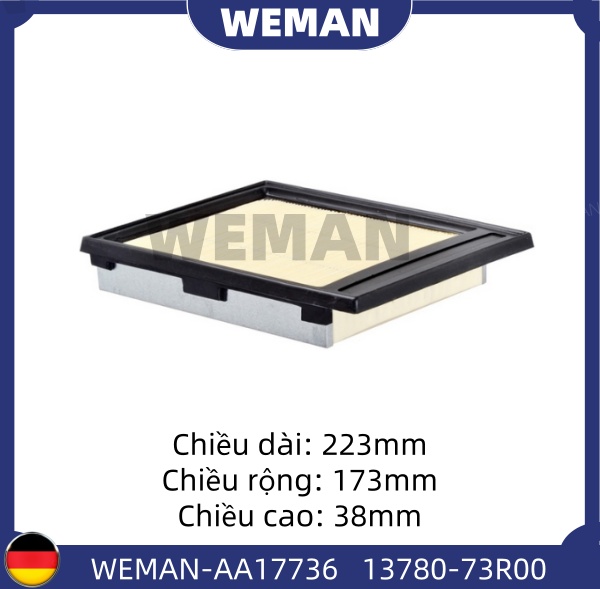 WEMAN Lọc gió AA17736 Suz*ki XL7 ertiga