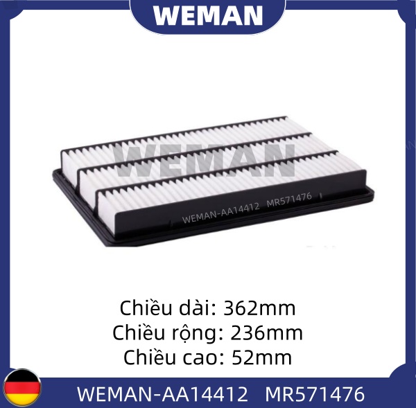 WEMAN Lọc gió AA14412 Mitsu*ishi Pajero