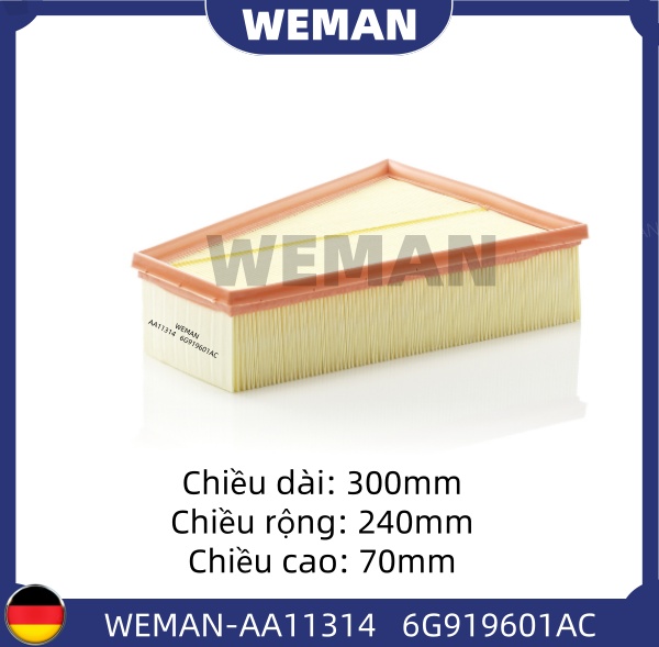 WEMAN Lọc gió AA11314 For-d MONDEO