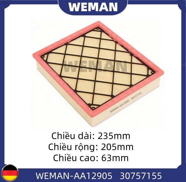 WEMAN Lọc gió AA12905 For-d MONDEO