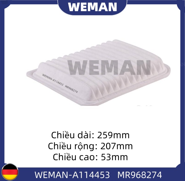 WEMAN Lọc gió A114453 Mitsu*ishi Outlander