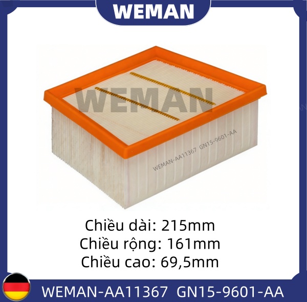 WEMAN Lọc gió AA11367 For-d FIESTA