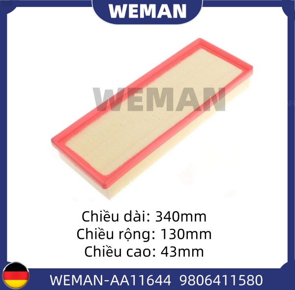 WEMAN Lọc gió AA11644 Peu*eot 3008 2008 5008