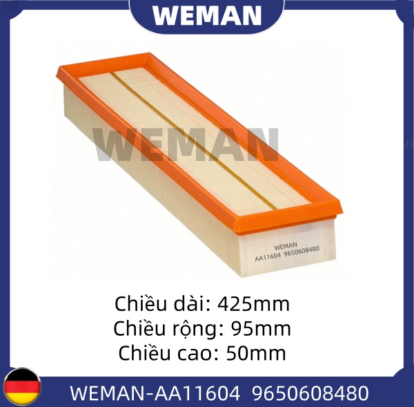 WEMAN Lọc gió AA11604 Peu*eot 408