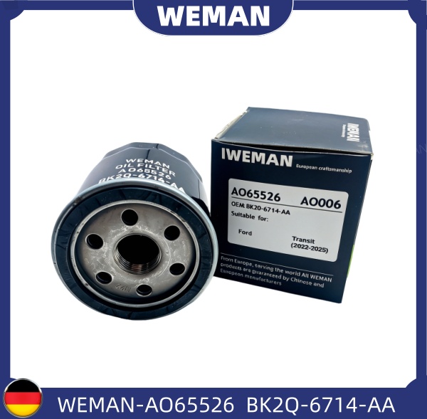 WEMAN Lọc dầu A065526 For-d TRANSIT OEM BK2Q-6714-AA WEMAN Lọc dầu A065526 For-d TRANSIT