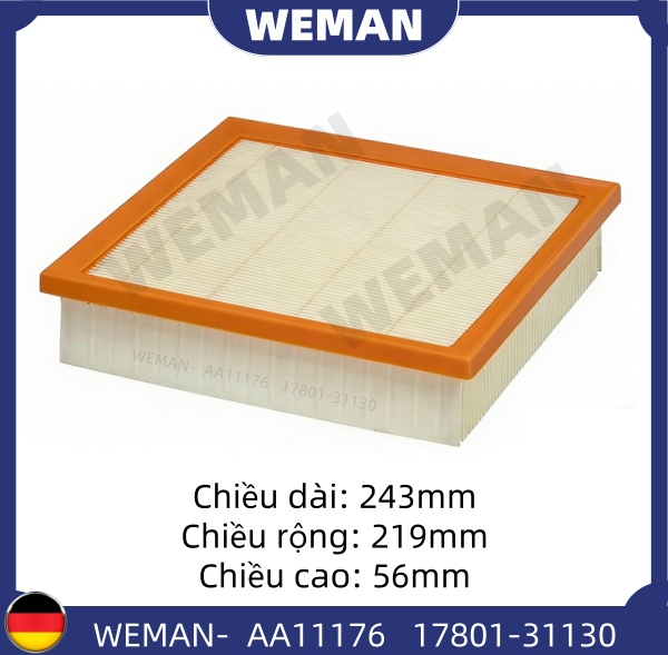 WEMAN Lọc gió AA11176 Mitsubishi Triton
