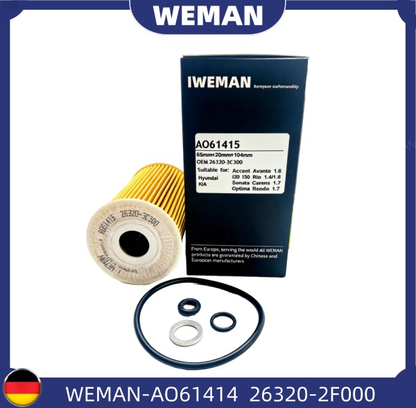WEMAN Lọc dầu A061414 HYU*DAI/KI-A CARENS Sedona Santafe Tucson