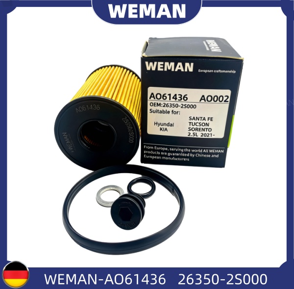 WEMAN Lọc dầu AO61436 HYU*DAI/KI-A Sorento OEM 26350-2S000 WEMAN Lọc dầu AO61436 HYU*DAI/KI-A Sorento