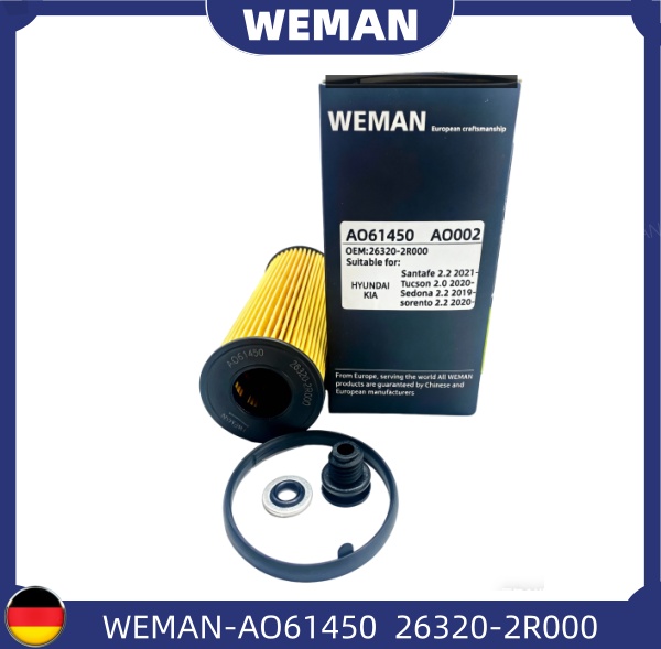 WEMAN Lọc dầu A061450 HYU*DAI/KI-A Carnival(Sedona) Santafe OEM 26320-2R000 WEMAN Lọc dầu A061450 HYU*DAI/KI-A Carnival(Sedona) Santafe