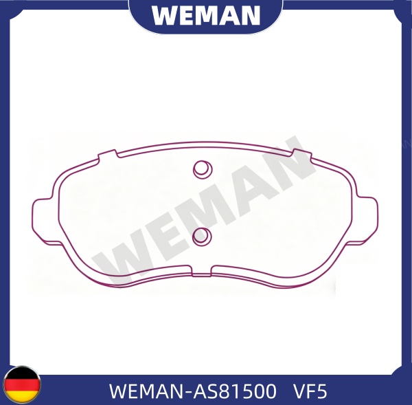 WEMAN Má phanh AS81500 OEM AH1066 WEMAN Má phanh AS81500