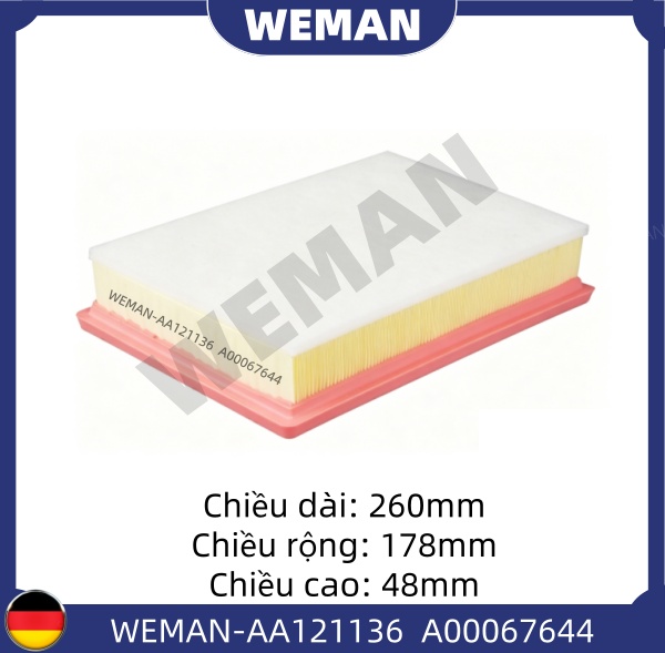 WEMAN Lọc gió AA121136