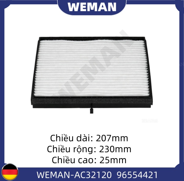 WEMAN Lọc gió điều hòa AC32120 KALOS Lacetti AVEO