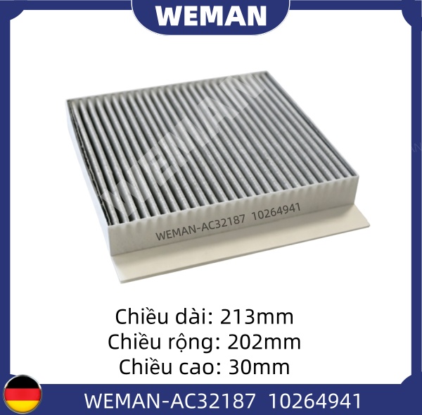 WEMAN Lọc gió điều hòa AC32187 MG5