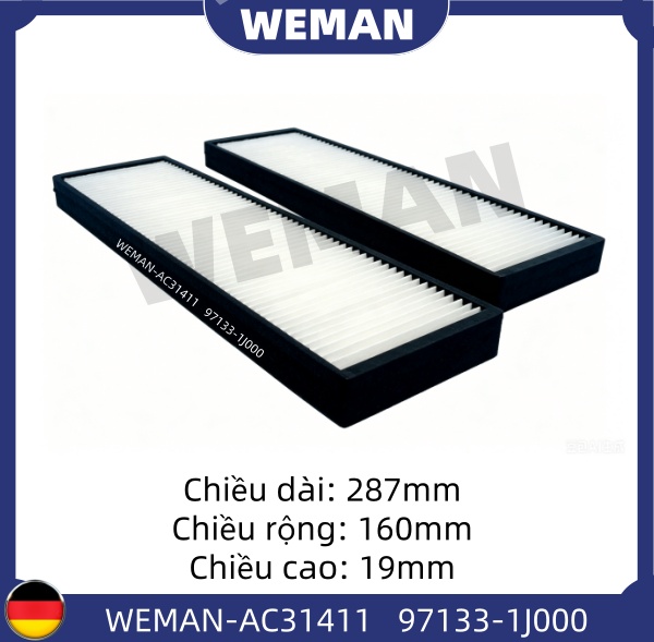 WEMAN Lọc gió điều hòa AC31411 I20