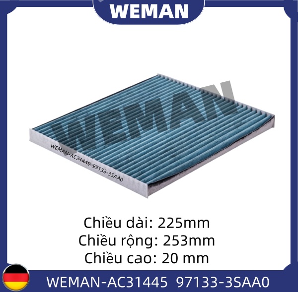 WEMAN Lọc gió điều hòa AC31445 Optima Accetn Accent Sedona