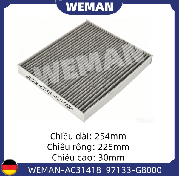 WEMAN Lọc gió điều hòa AC31418