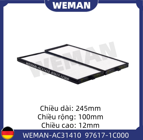 WEMAN Lọc gió điều hòa AC31410 GETZ