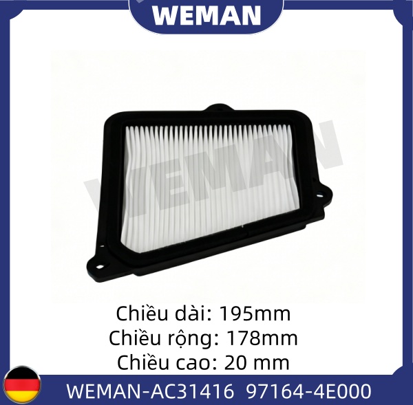 WEMAN Lọc gió điều hòa AC31416