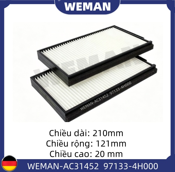 WEMAN Lọc gió điều hòa AC31452 Starex