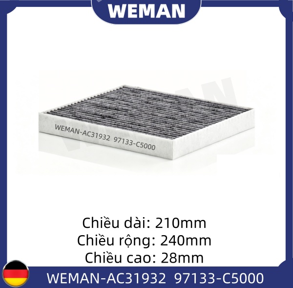 WEMAN Lọc gió điều hòa AC31932 Sorento