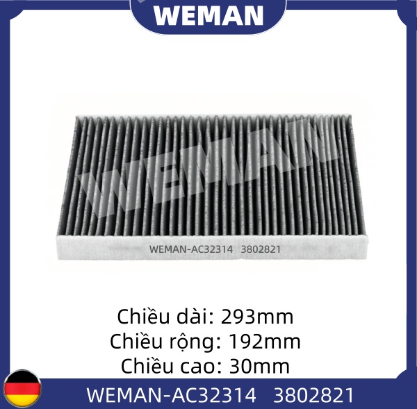 WEMAN Lọc gió điều hòa AC32314