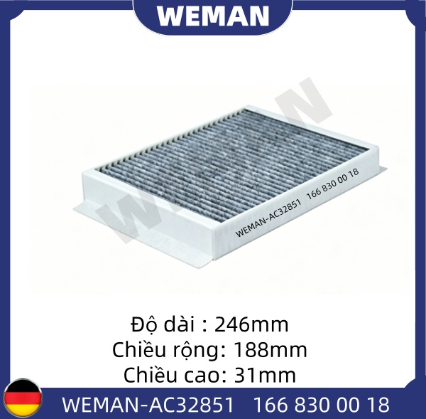WEMAN Lọc gió điều hòa AC32851