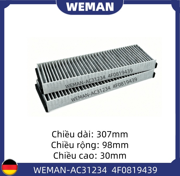 WEMAN Lọc gió điều hòa AC31234