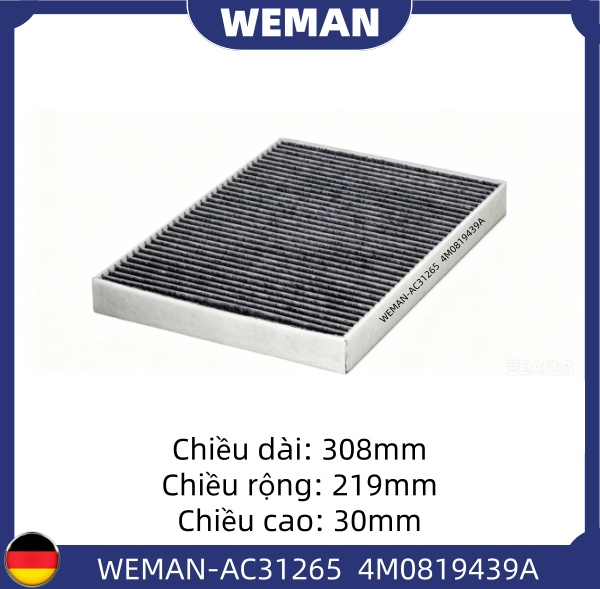 WEMAN Lọc gió điều hòa AC31265