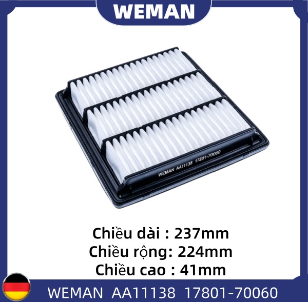 WEMAN Lọc gió AA11138