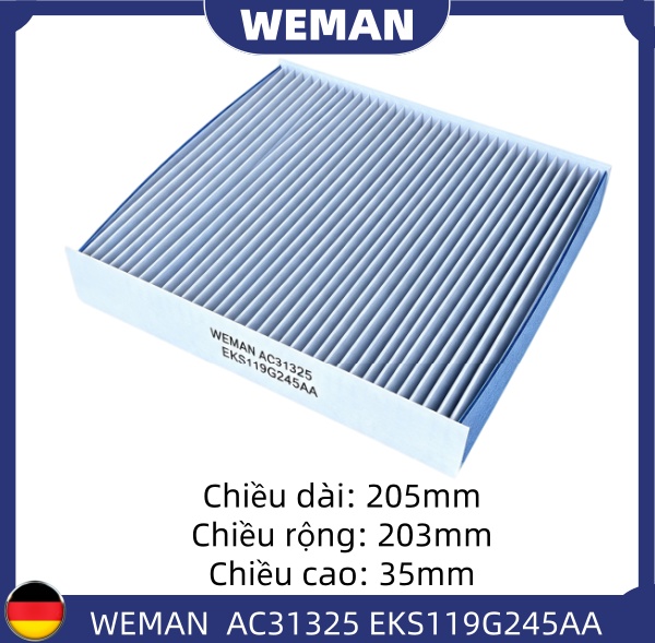 WEMAN Lọc gió điều hòa AC31325T
