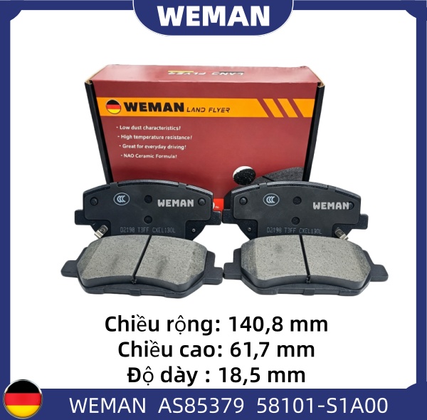 WEMAN Má phanh AS85379 HYU*DAI/KI-A Santafe