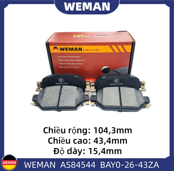 WEMAN Má phanh AS84544 Ma*da CX-30 3