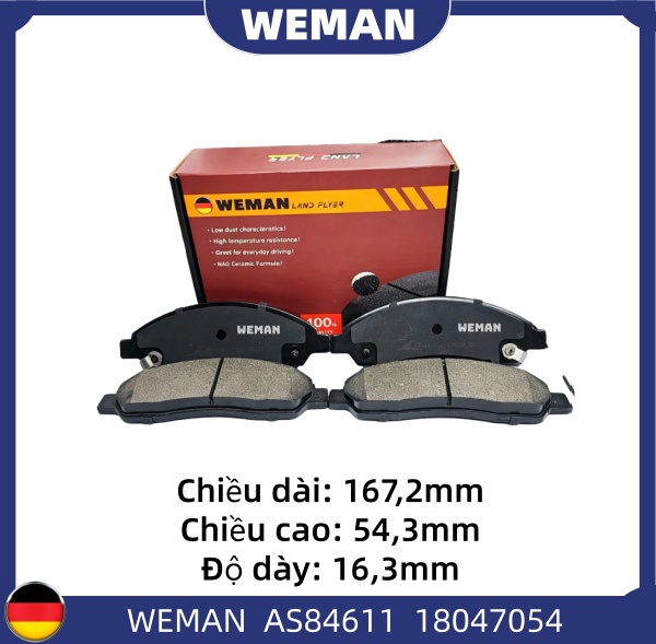 WEMAN Má phanh AS84611 Is*zu D-Max Colorado