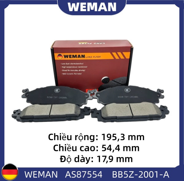 WEMAN Má phanh AS87554 For-d EXPLOREN