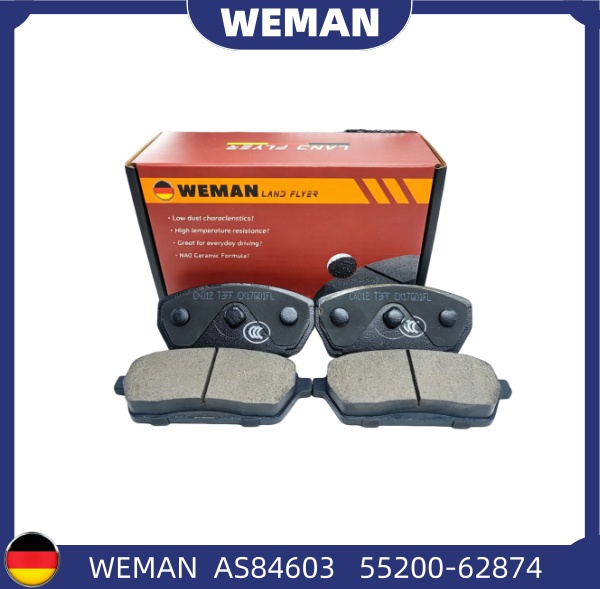 WEMAN Má phanh AS84603 OEM 1A003323Z WEMAN Má phanh AS84603
